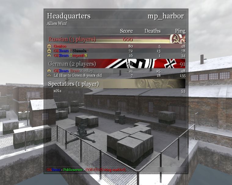 The GKBears public server. Shimshi, TerpentN and BrassMonkey — some of them still turn up.